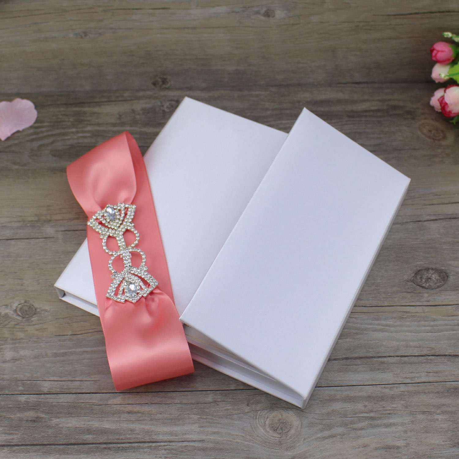 Handmade Luxury Silk Wedding Invitations Boxes